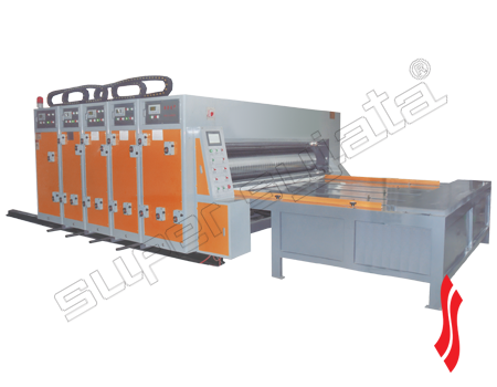 Chainfeeding Multicolor Printing and Slotting Machine