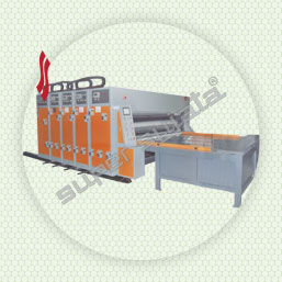 Chain Feeding Multicolor Printing and Slotting Machine